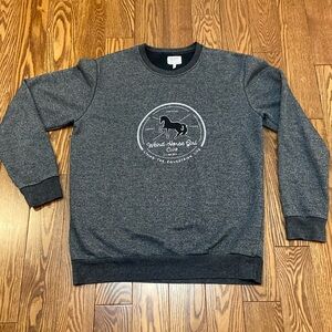 Spiced Equestrian weird horse girl club sweatshirt